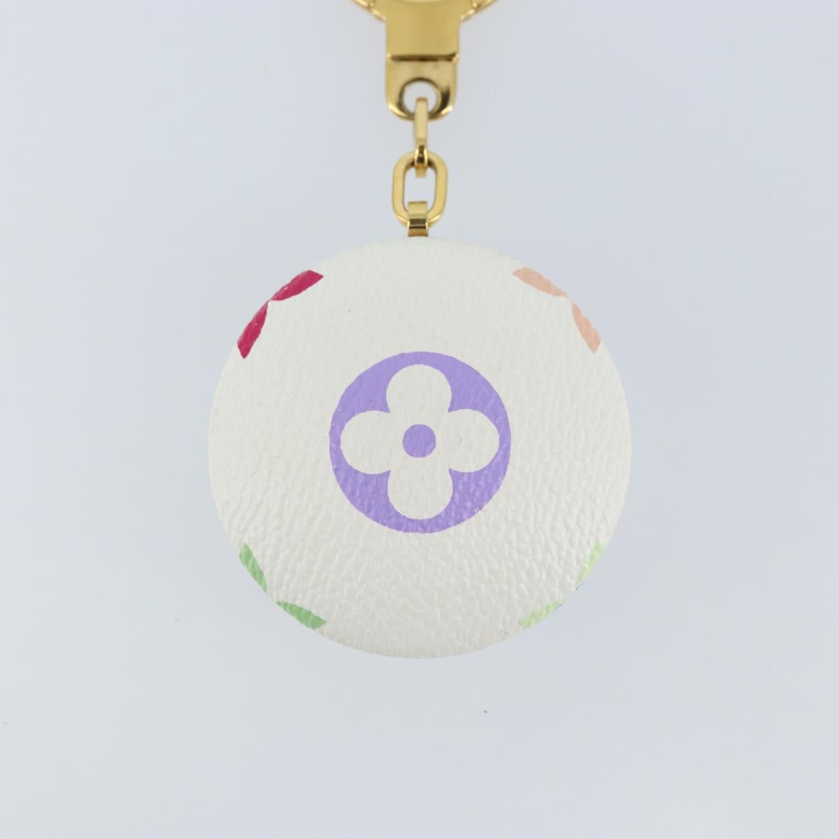 LOUIS VUITTON Monogram Multicolor Astropill Charm White M51911 LV Auth 173421V