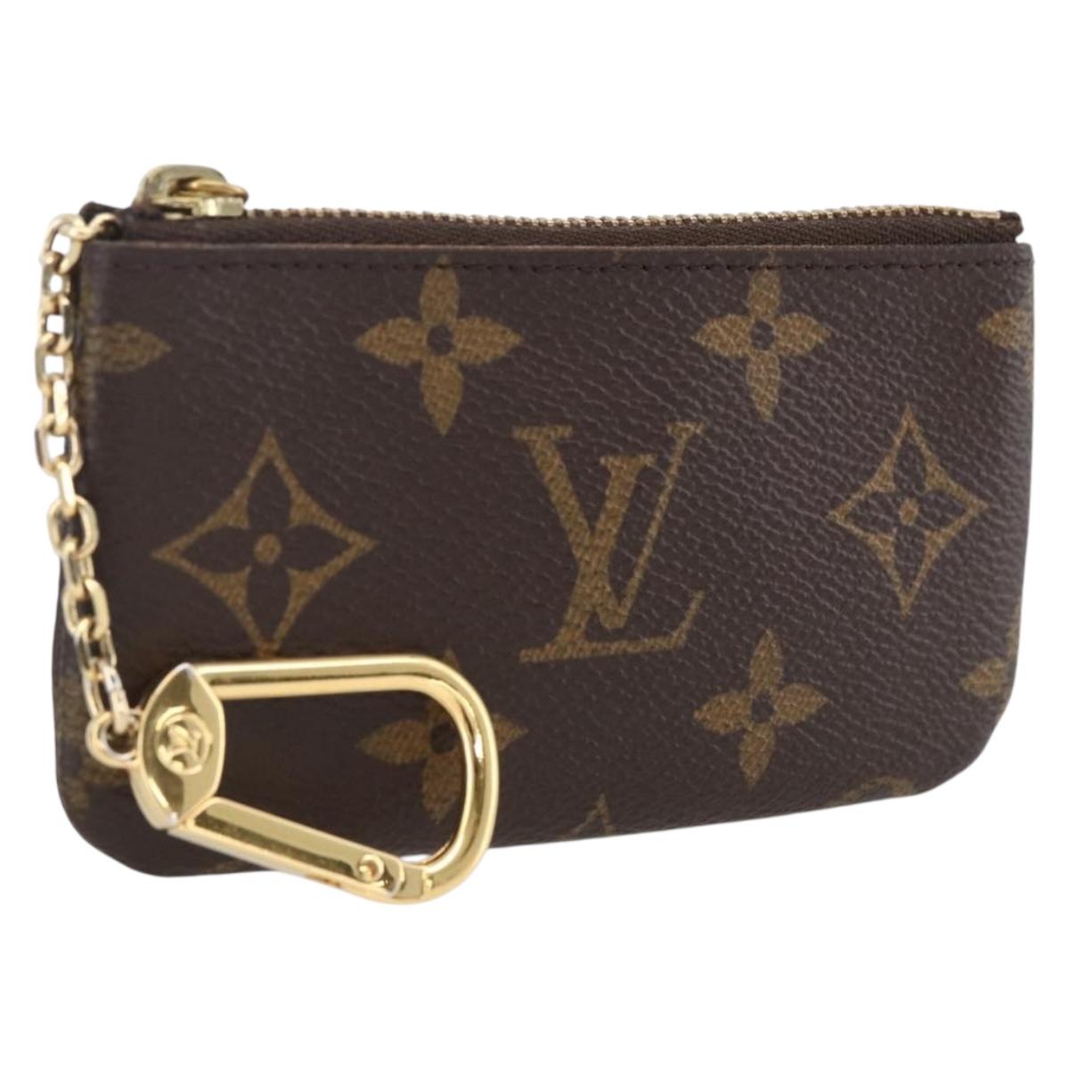 LOUIS VUITTON Monogram Pochette Cles Coin Purse M60033 LV Auth 173422
