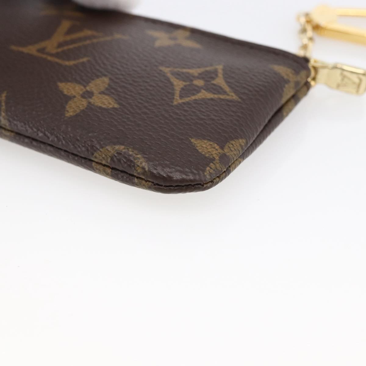 LOUIS VUITTON Monogram Pochette Cles Coin Purse M60033 LV Auth 173422
