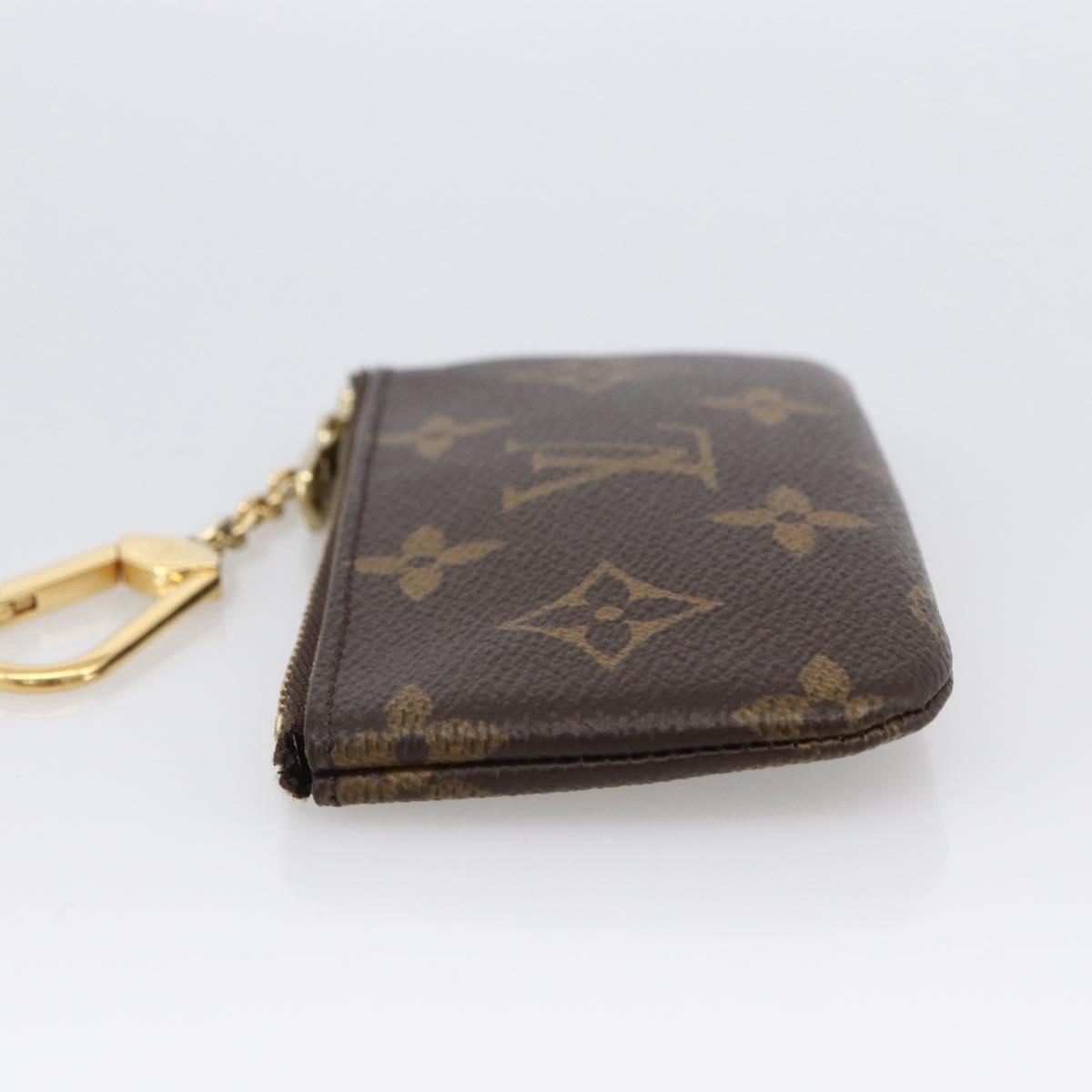 LOUIS VUITTON Monogram Pochette Cles Coin Purse M60033 LV Auth 173422