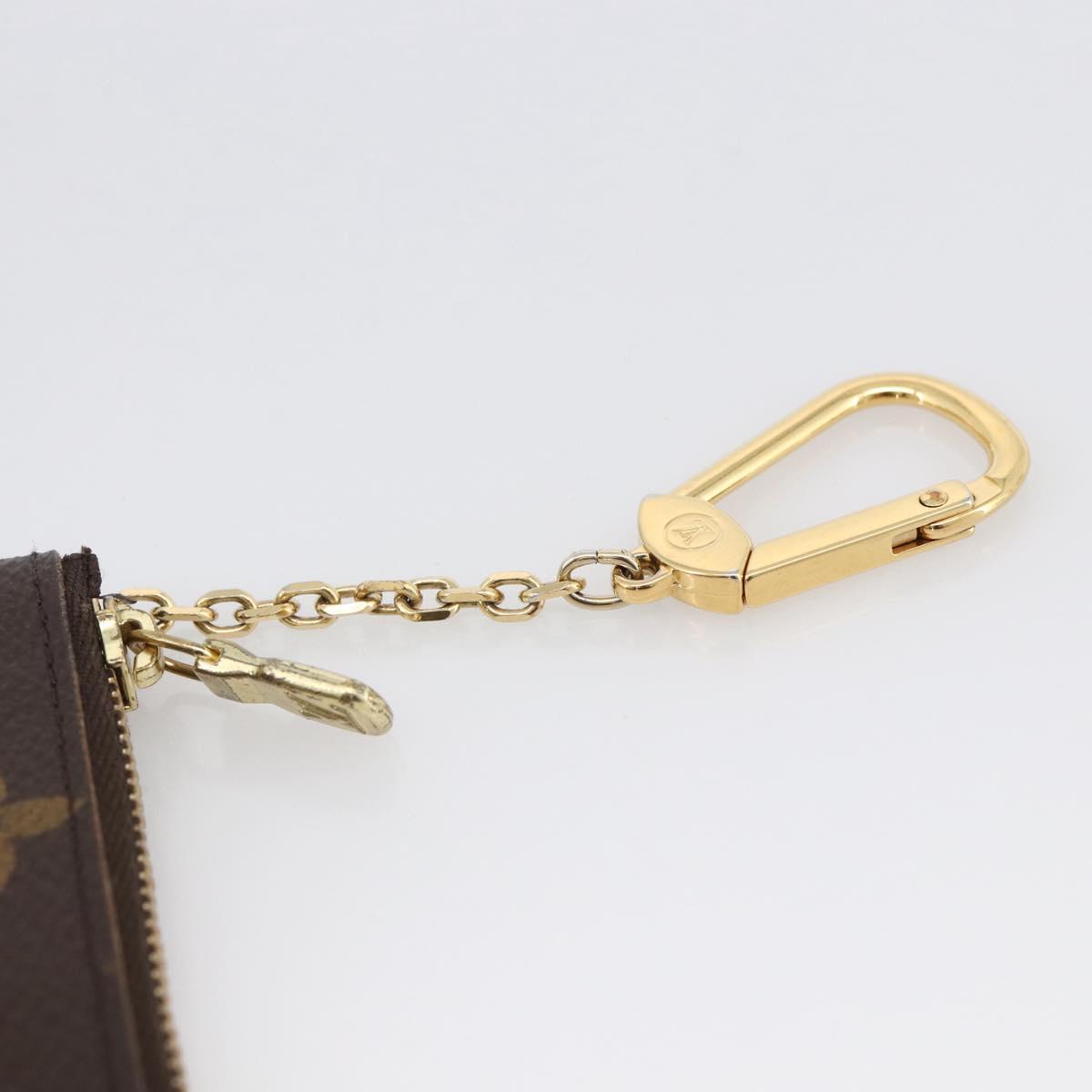 LOUIS VUITTON Monogram Pochette Cles Coin Purse M60033 LV Auth 173422