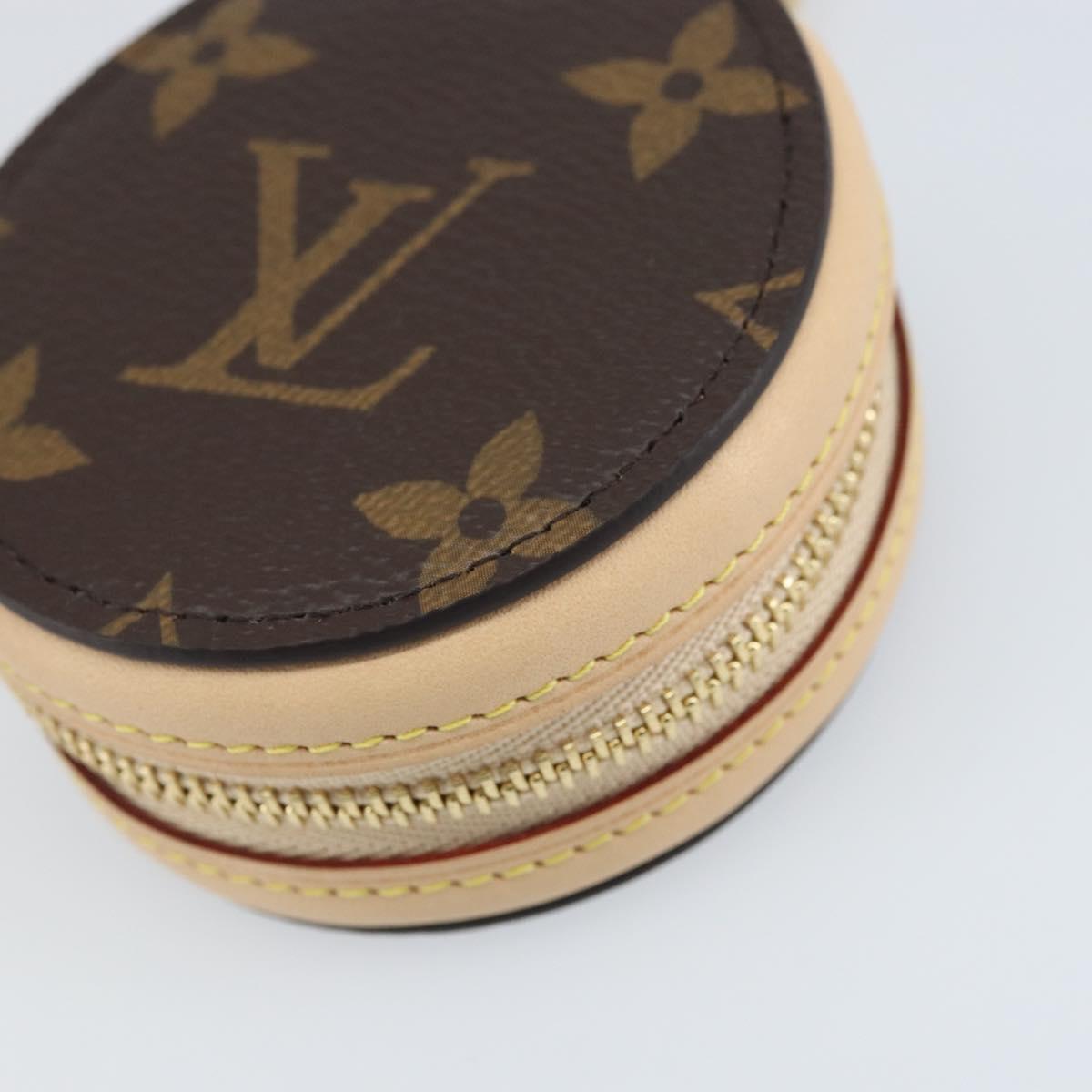 LOUIS VUITTON Monogram Etui Earphones Case GI0495 LV Auth 173423SAM