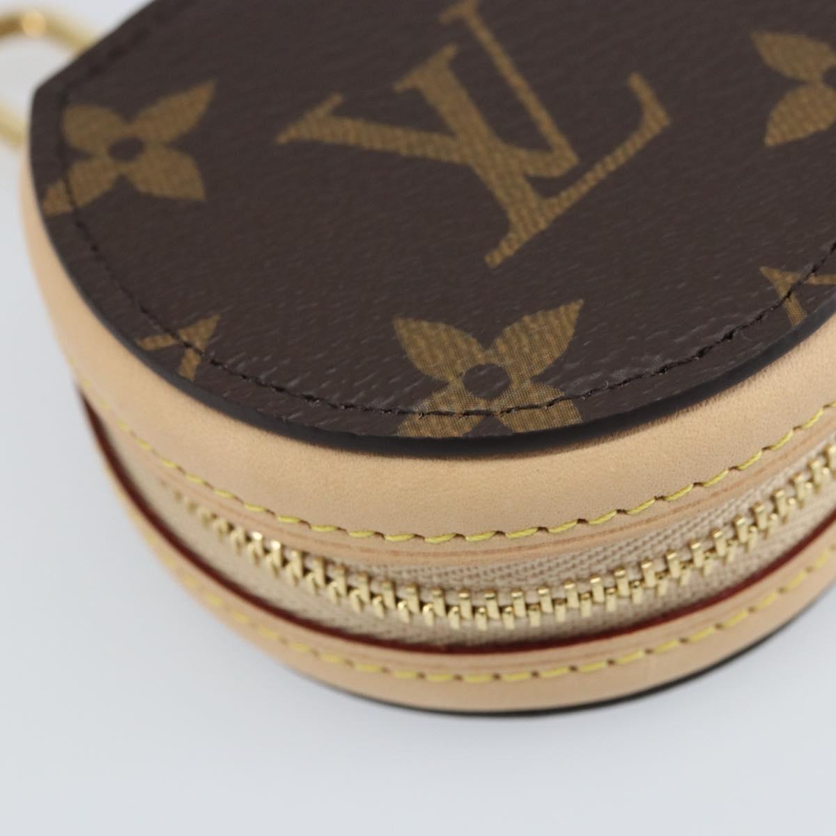 LOUIS VUITTON Monogram Etui Earphones Case GI0495 LV Auth 173423SAM