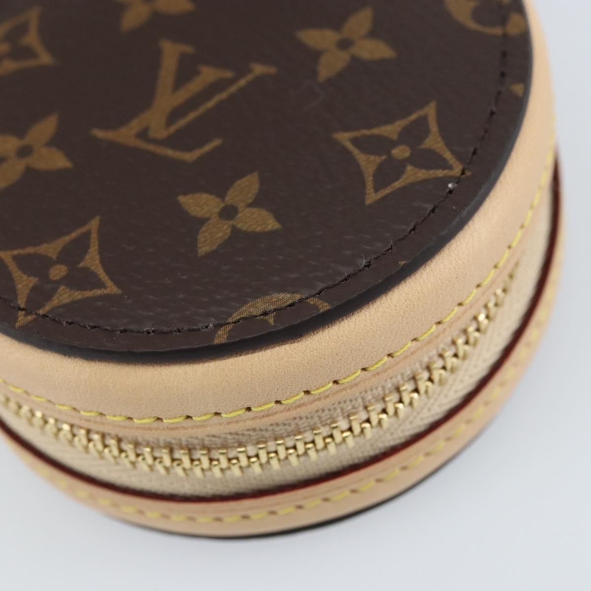 LOUIS VUITTON Monogram Etui Earphones Case GI0495 LV Auth 173423SAM