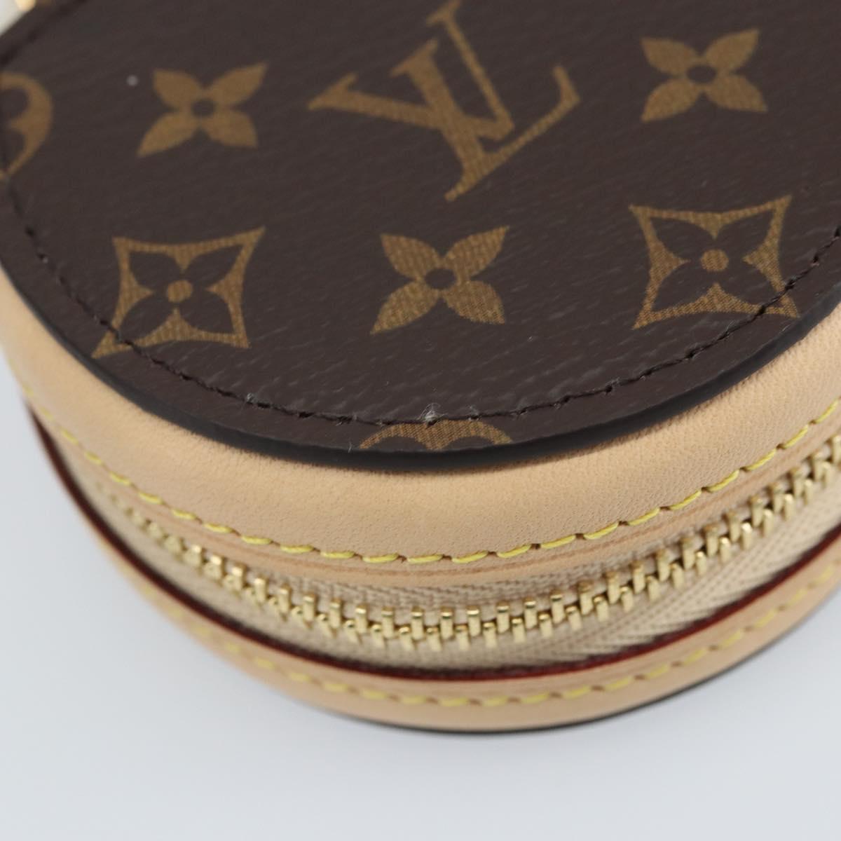 LOUIS VUITTON Monogram Etui Earphones Case GI0495 LV Auth 173423SAM