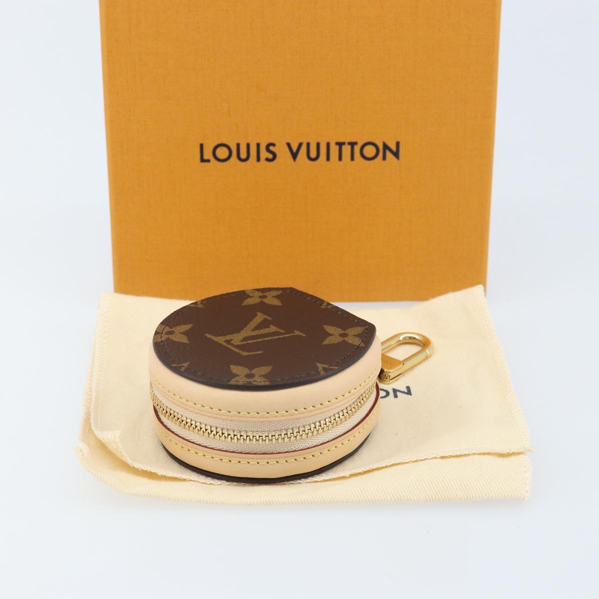 LOUIS VUITTON Monogram Etui Earphones Case GI0495 LV Auth 173423SAM