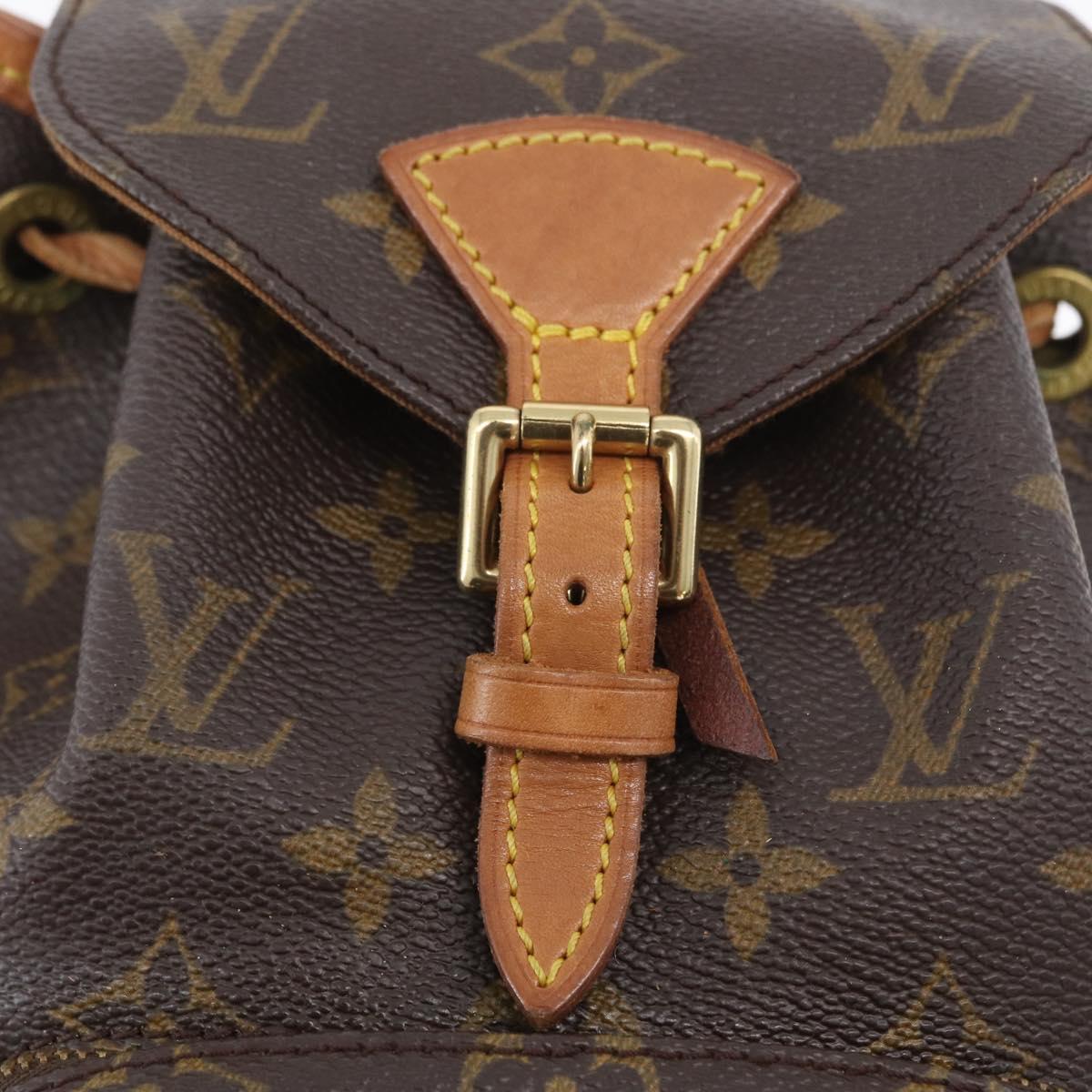 LOUIS VUITTON Monogram Montsouris PM Backpack M51137 LV Auth 173426