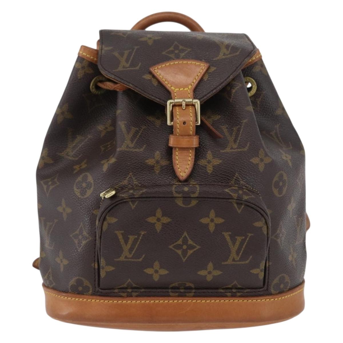 LOUIS VUITTON Monogram Montsouris PM Backpack M51137 LV Auth 173426