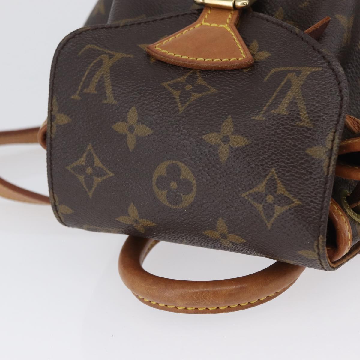 LOUIS VUITTON Monogram Montsouris PM Backpack M51137 LV Auth 173426