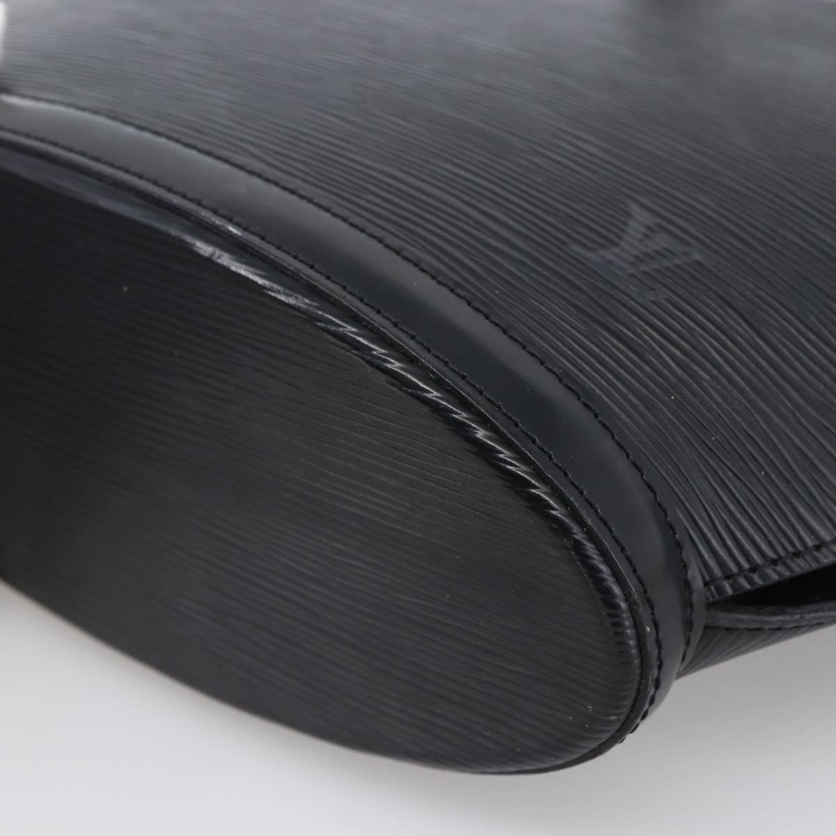 LOUIS VUITTON Epi Saint Jacques Shopping Bag Black M52272 LV Auth 173429