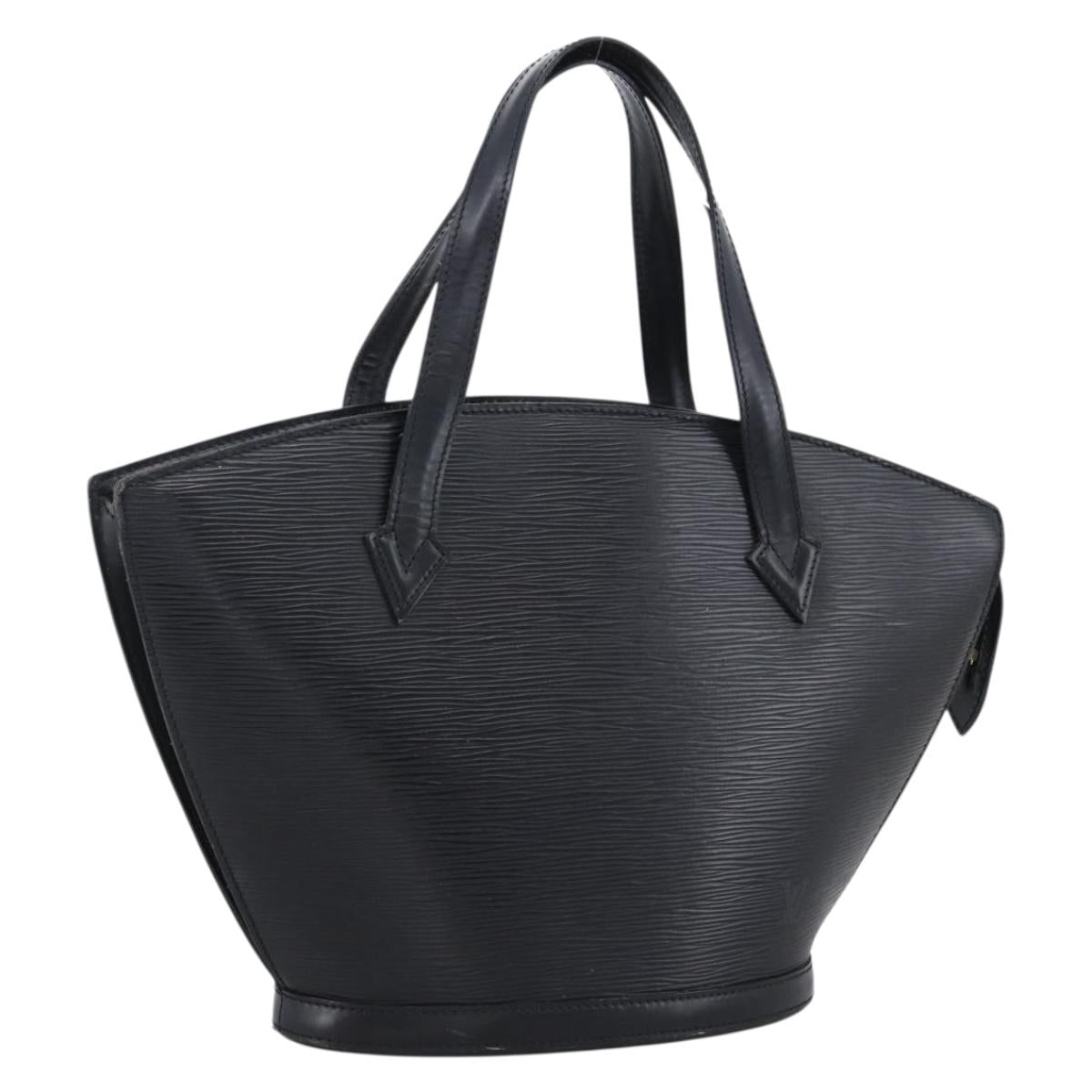 LOUIS VUITTON Epi Saint Jacques Shopping Bag Black M52272 LV Auth 173429