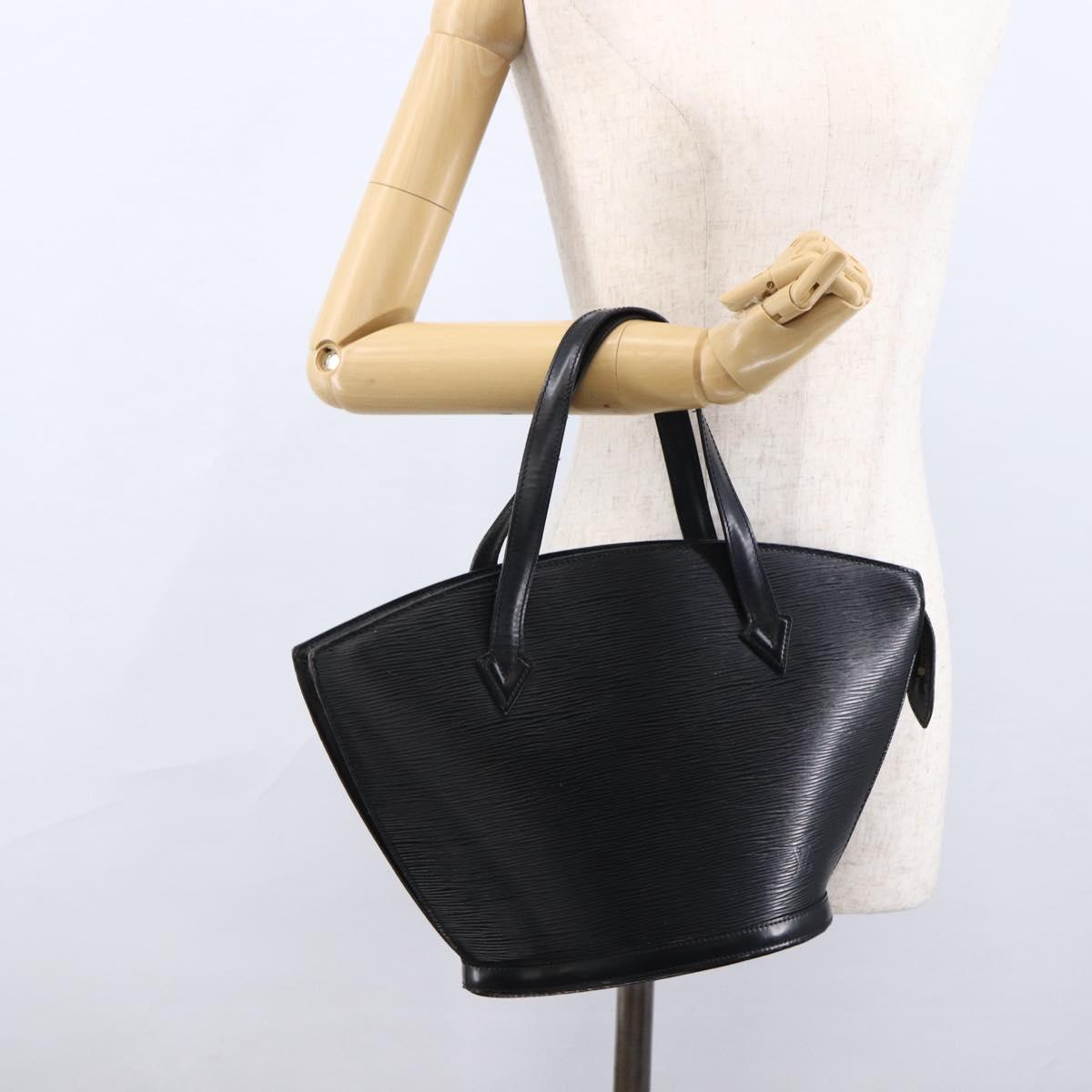 LOUIS VUITTON Epi Saint Jacques Shopping Bag Black M52272 LV Auth 173429