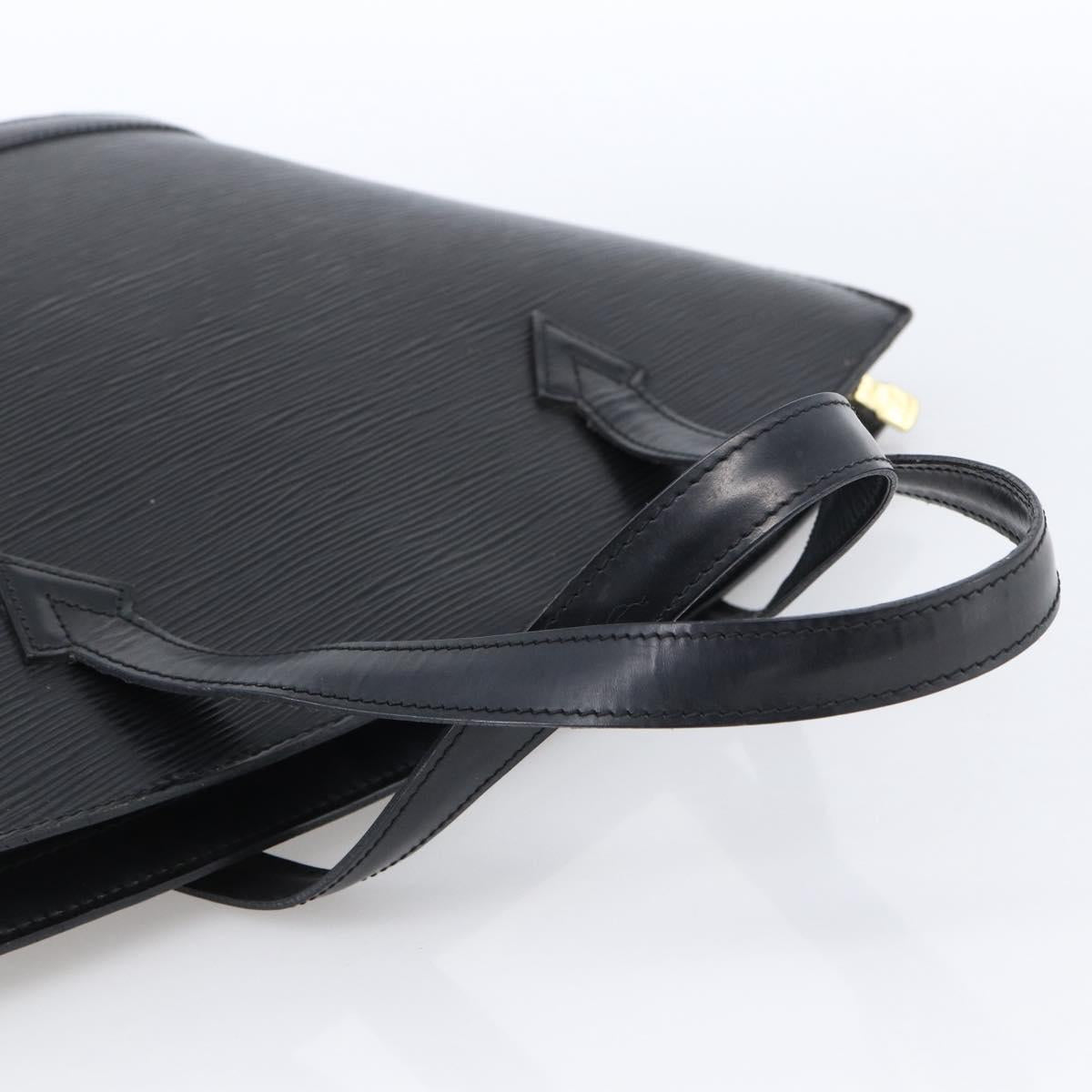 LOUIS VUITTON Epi Saint Jacques Shopping Bag Black M52272 LV Auth 173429