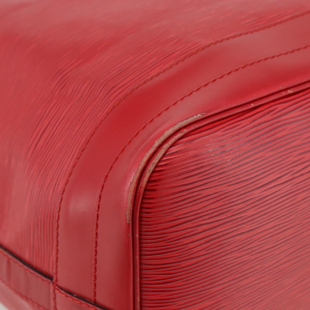 LOUIS VUITTON Epi Noe Shoulder Bag Red M44007 LV Auth 173443