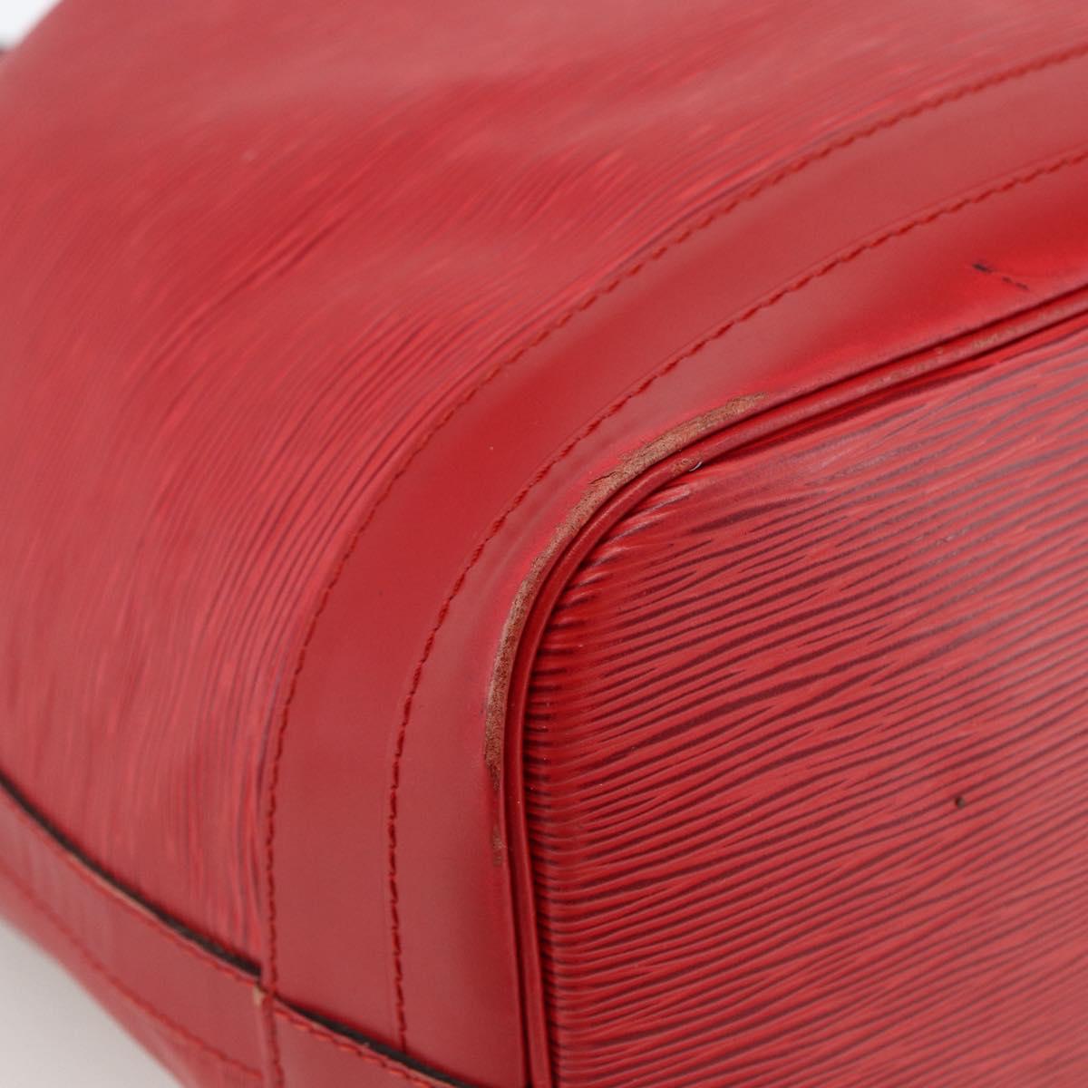 LOUIS VUITTON Epi Noe Shoulder Bag Red M44007 LV Auth 173443