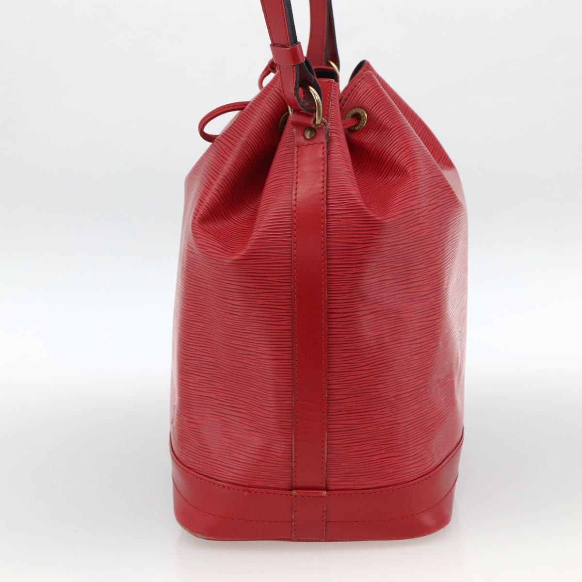 LOUIS VUITTON Epi Noe Shoulder Bag Red M44007 LV Auth 173443