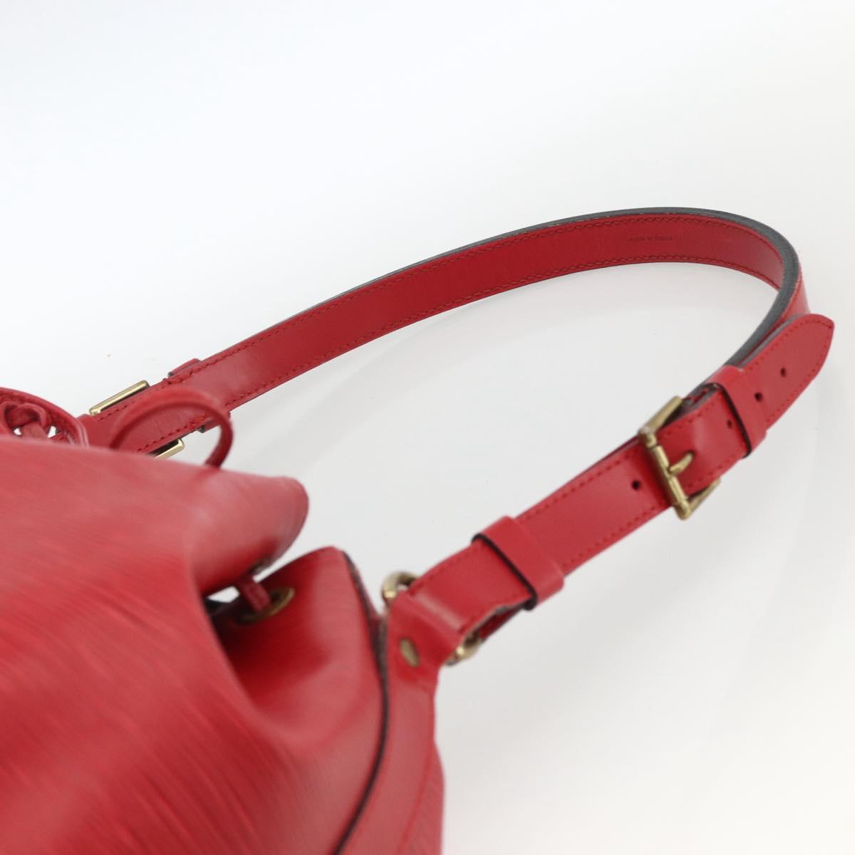 LOUIS VUITTON Epi Noe Shoulder Bag Red M44007 LV Auth 173443
