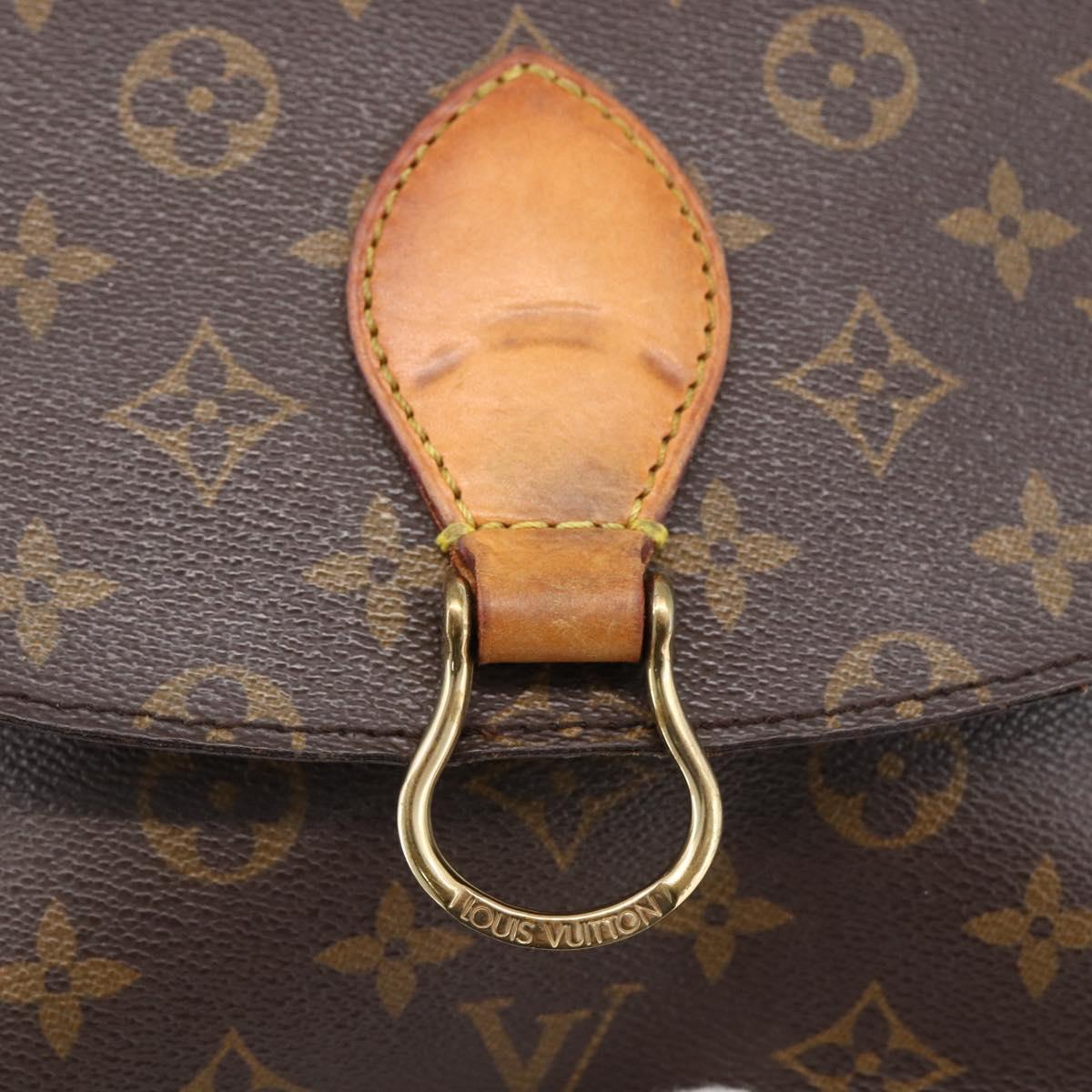 LOUIS VUITTON Monogram Saint Cloud GM Shoulder Bag M51242 LV Auth 173447
