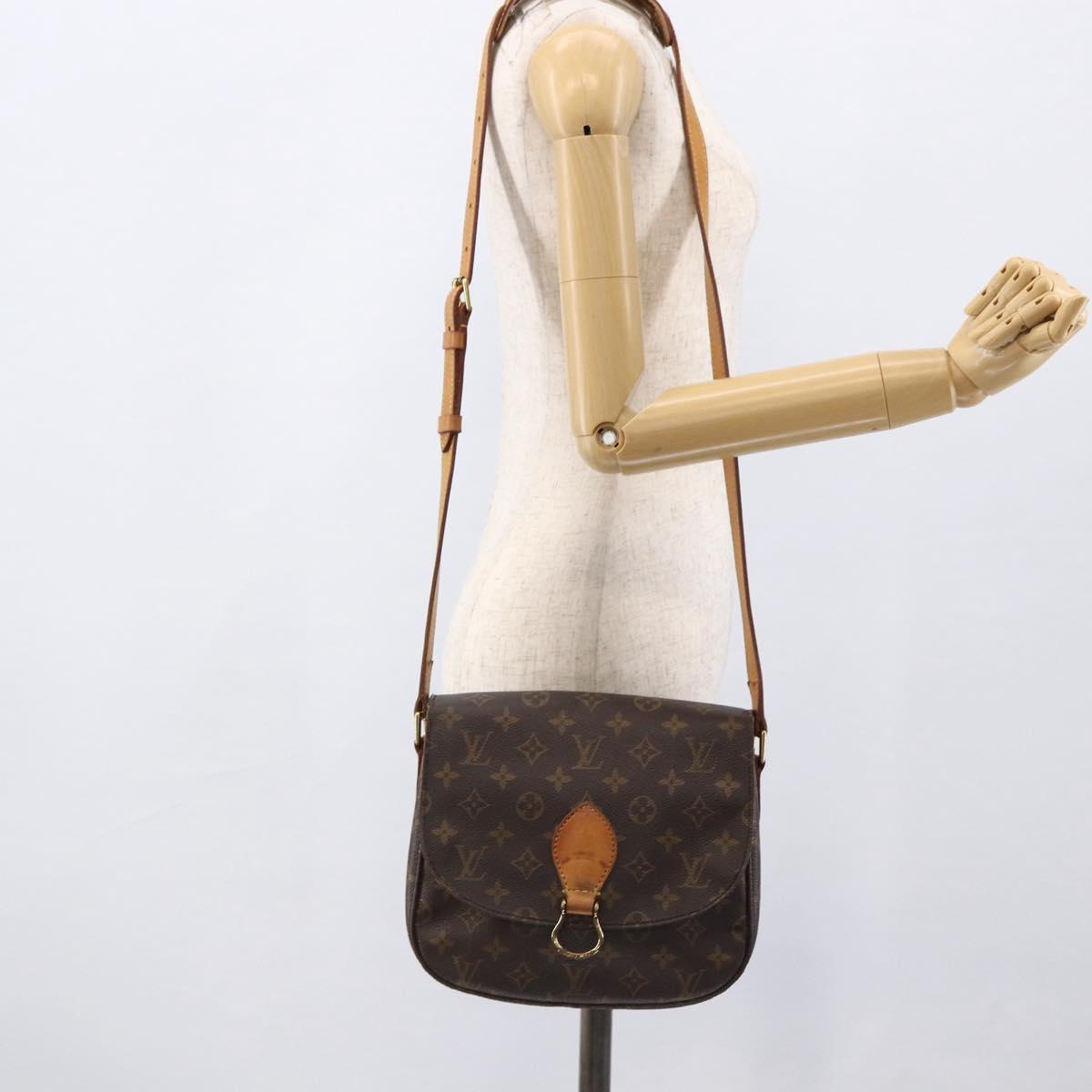 LOUIS VUITTON Monogram Saint Cloud GM Shoulder Bag M51242 LV Auth 173447