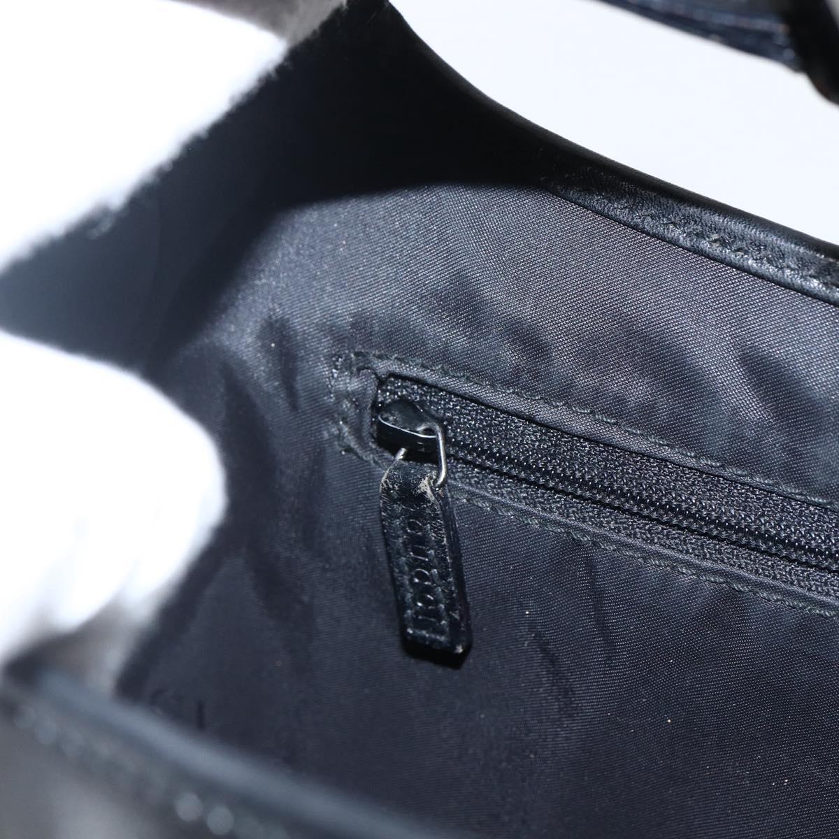 GUCCI Jackie Shoulder Bag Leather Black Silver 001 3306 Auth 173501