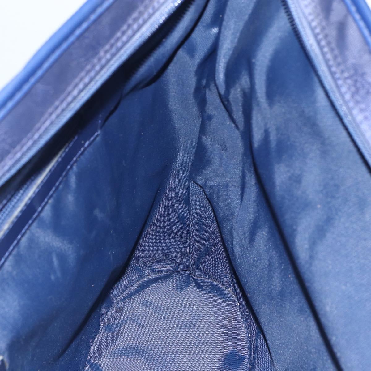 MCM Vicetos Logogram Tote Bag Nylon Navy Auth 173532