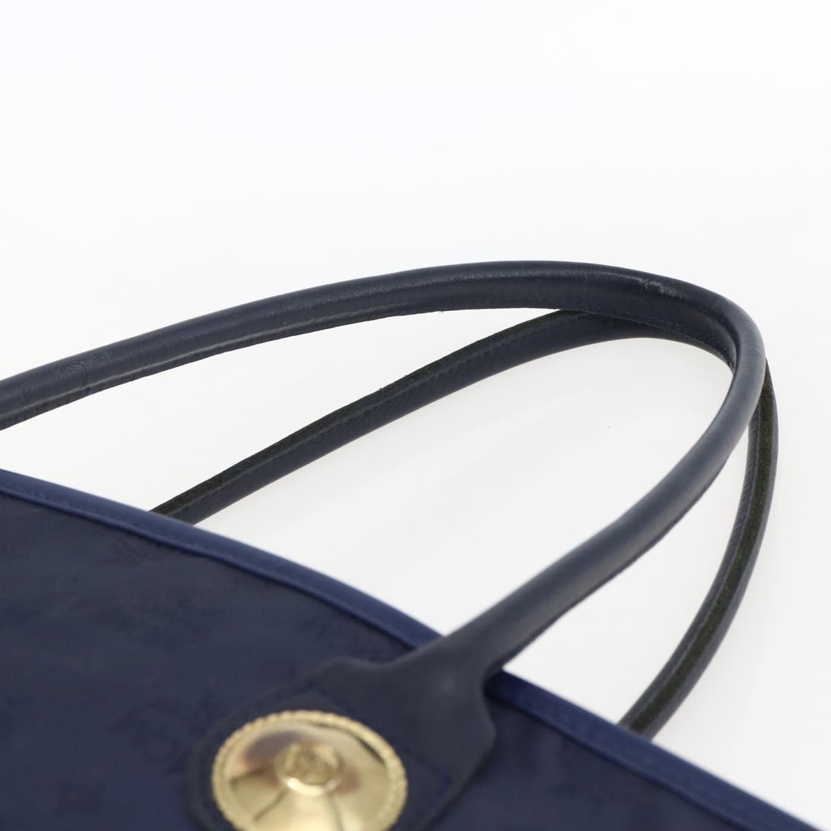 MCM Vicetos Logogram Tote Bag Nylon Navy Auth 173532