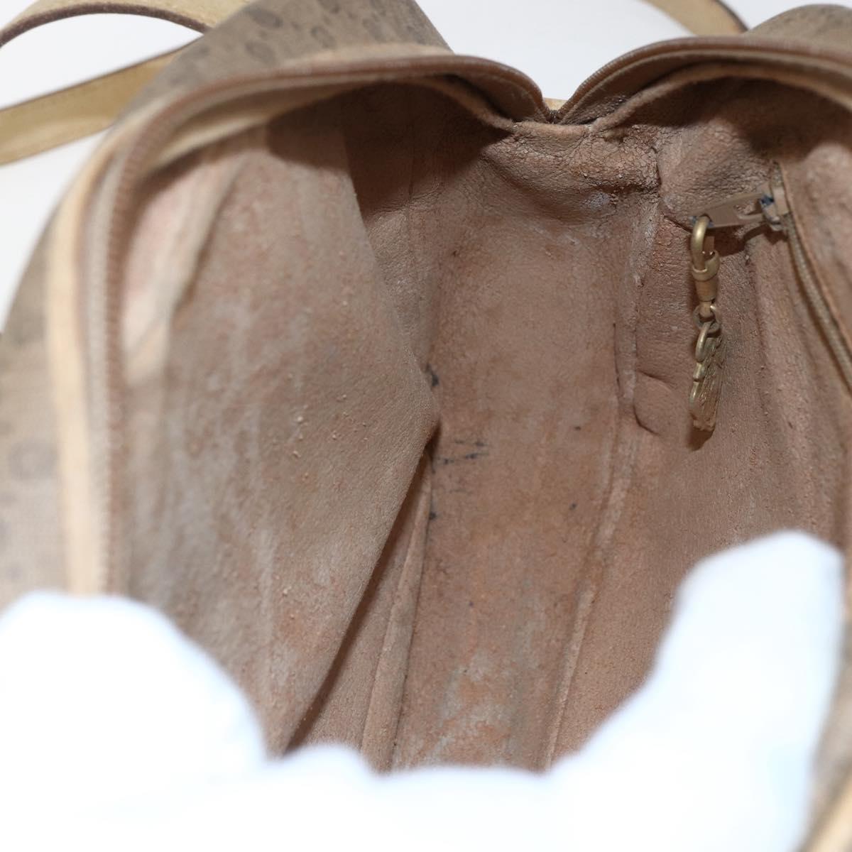 GUCCI Micro GG Supreme Shoulder Bag PVC Beige Gold 001 418 4795 Auth 173551
