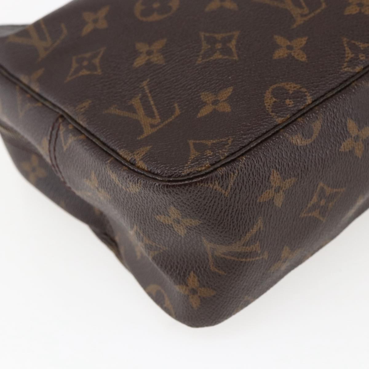 LOUIS VUITTON Monogram Trousse Toilette 28 Clutch Bag M47522 LV Auth 173567