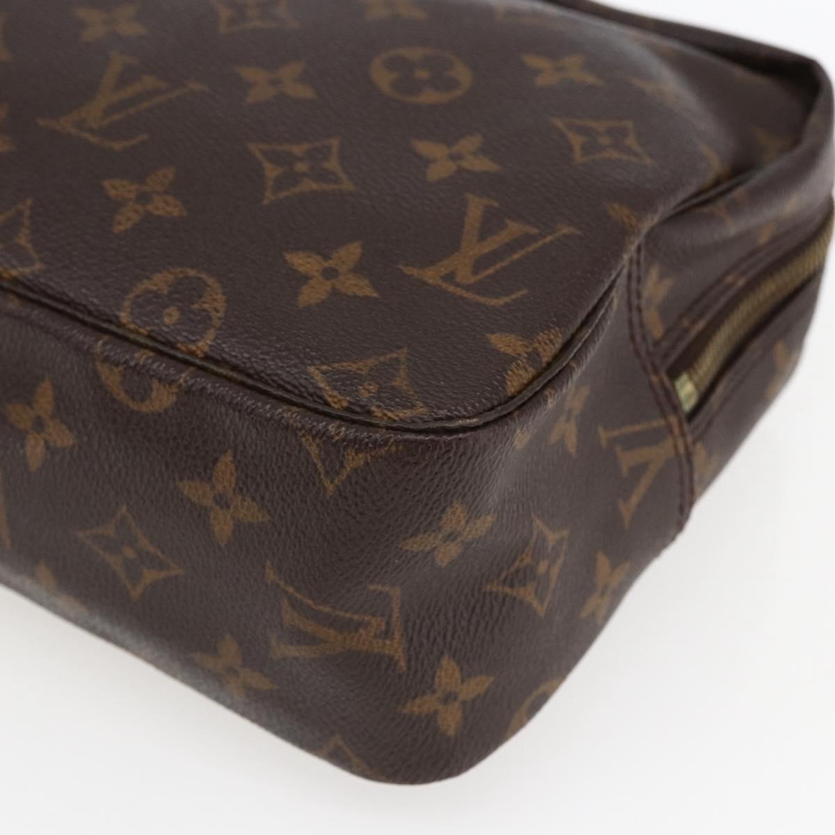 LOUIS VUITTON Monogram Trousse Toilette 28 Clutch Bag M47522 LV Auth 173567