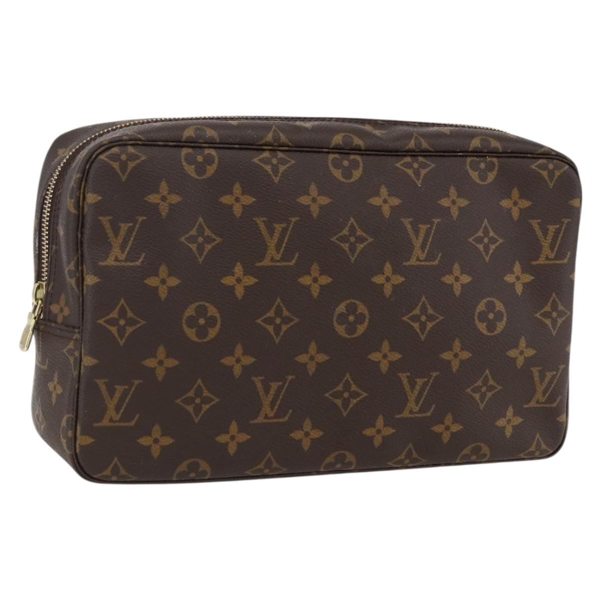 LOUIS VUITTON Monogram Trousse Toilette 28 Clutch Bag M47522 LV Auth 173570