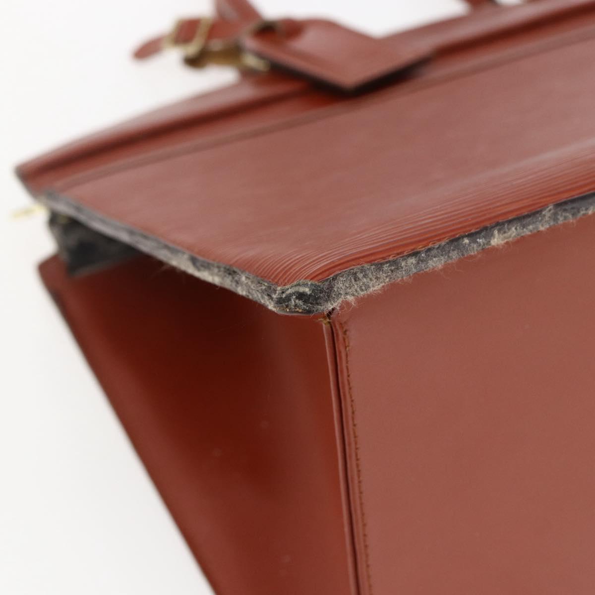 LOUIS VUITTON Epi Riviera Hand Bag Brown M48183 LV Auth 173572