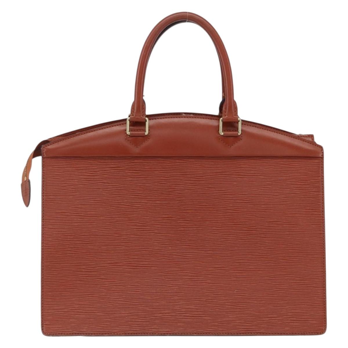 LOUIS VUITTON Epi Riviera Hand Bag Brown M48183 LV Auth 173572