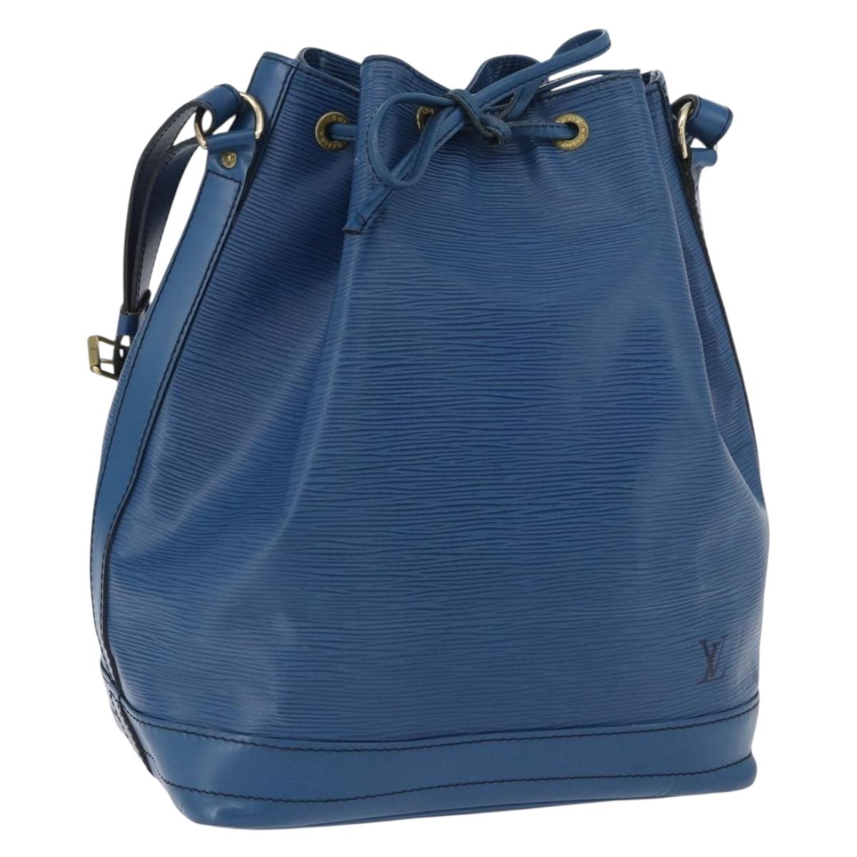LOUIS VUITTON Epi Noe Shoulder Bag Toledo Blue M44005 LV Auth 173581