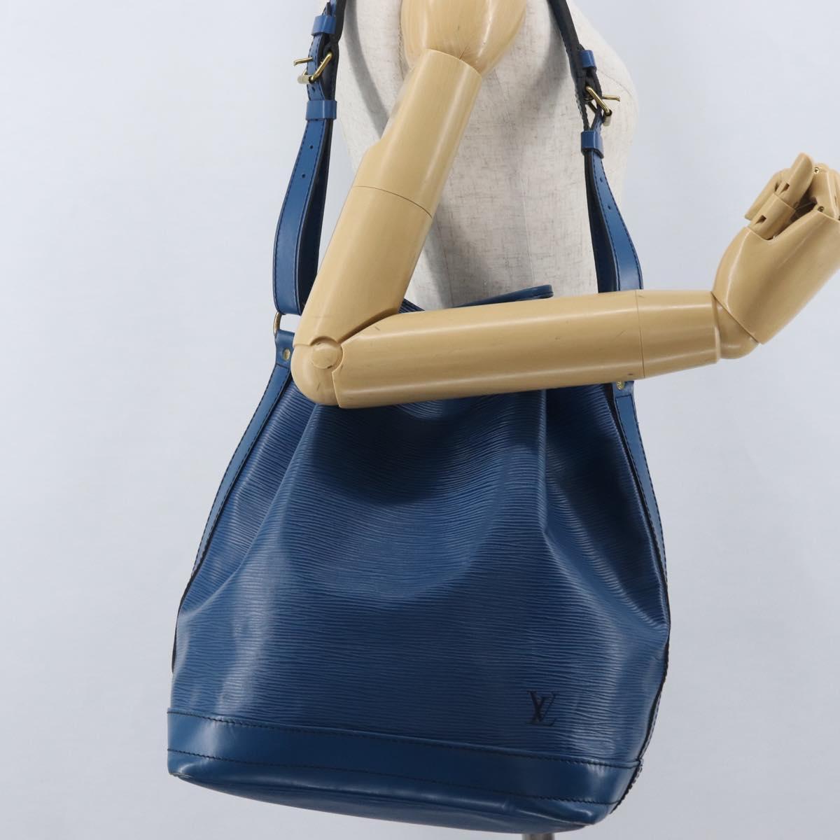 LOUIS VUITTON Epi Noe Shoulder Bag Toledo Blue M44005 LV Auth 173581