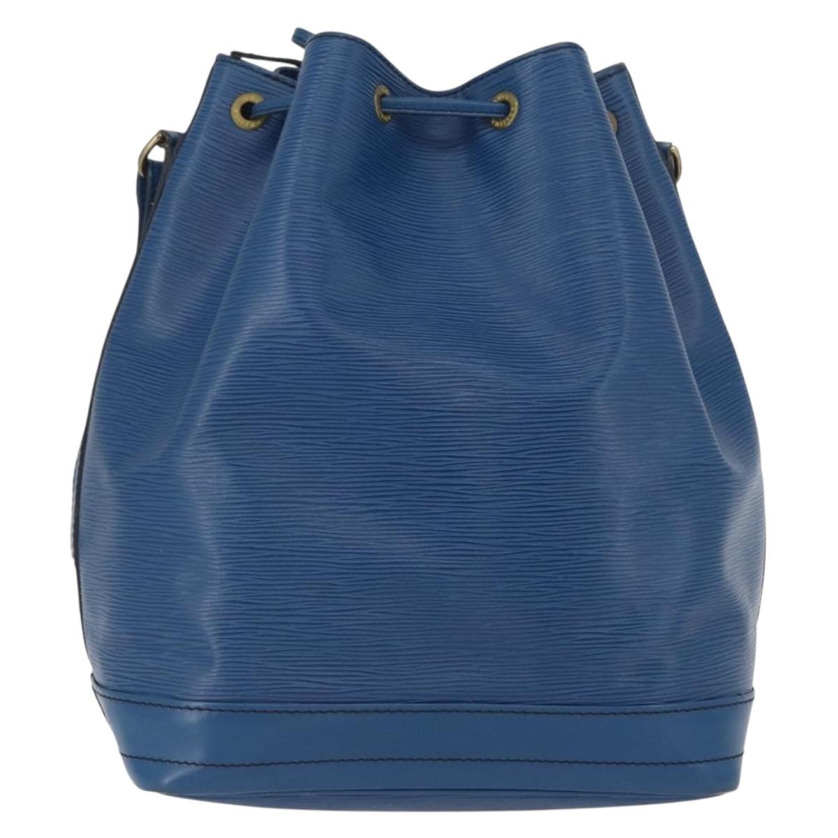 LOUIS VUITTON Epi Noe Shoulder Bag Toledo Blue M44005 LV Auth 173581