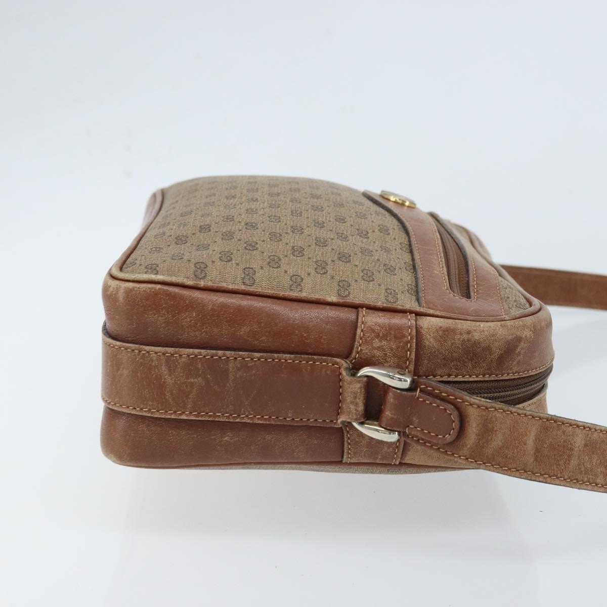GUCCI Micro GG Supreme Shoulder Bag PVC Beige Gold 001 067 1281 Auth 173586