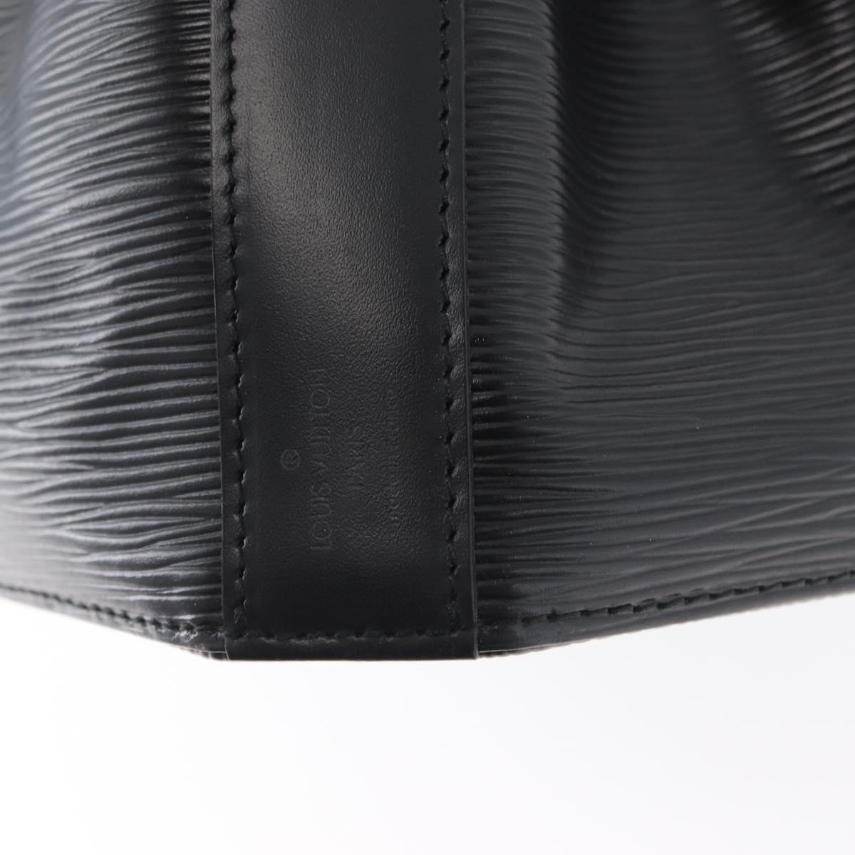 LOUIS VUITTON Epi Sac Depaule GM Shoulder Bag Black M80155 LV Auth 173587