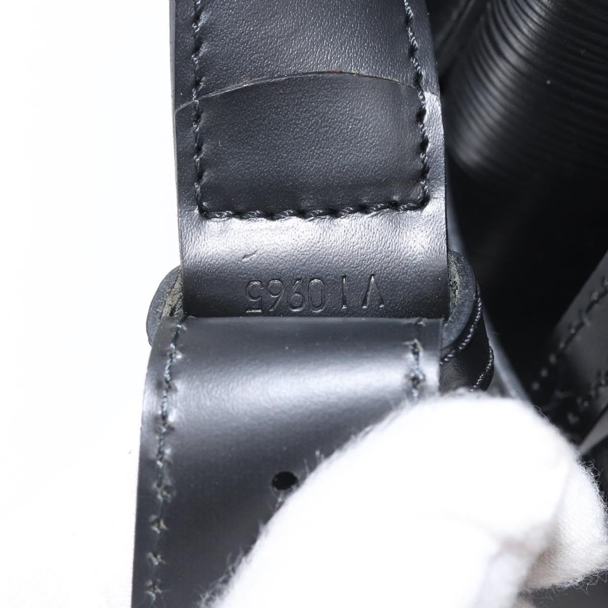 LOUIS VUITTON Epi Sac Depaule GM Shoulder Bag Black M80155 LV Auth 173587