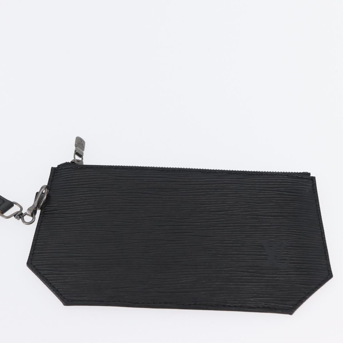LOUIS VUITTON Epi Sac Depaule GM Shoulder Bag Black M80155 LV Auth 173587