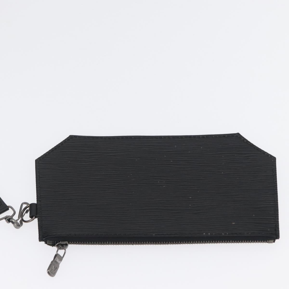 LOUIS VUITTON Epi Sac Depaule GM Shoulder Bag Black M80155 LV Auth 173587
