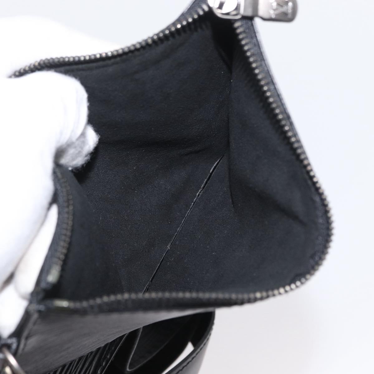 LOUIS VUITTON Epi Sac Depaule GM Shoulder Bag Black M80155 LV Auth 173587