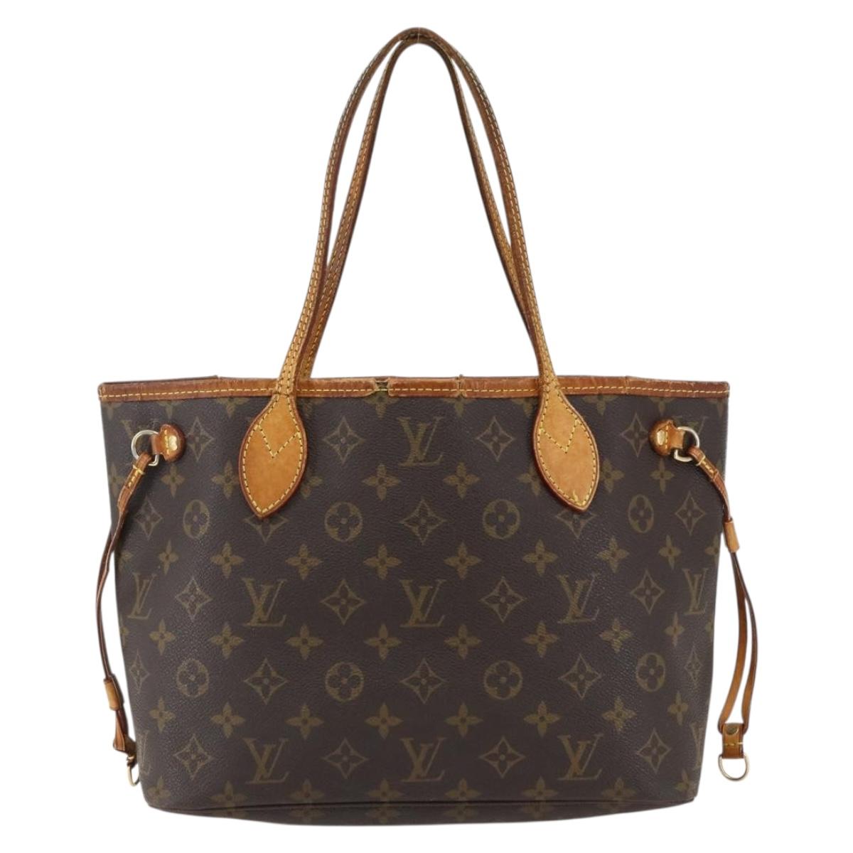 LOUIS VUITTON Monogram Neverfull PM Tote Bag M40155 LV Auth 173588A