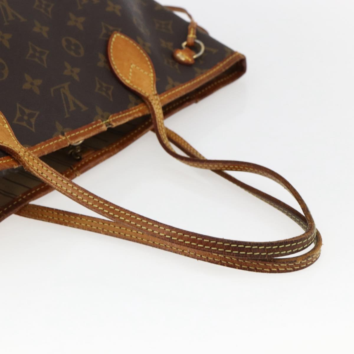 LOUIS VUITTON Monogram Neverfull PM Tote Bag M40155 LV Auth 173588A