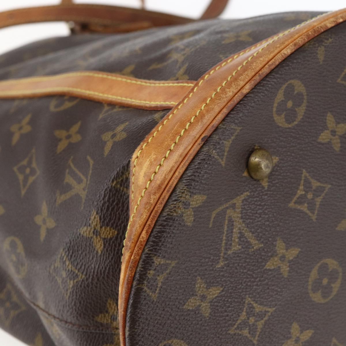 LOUIS VUITTON Monogram Bucket GM Shoulder Bag M42236 LV Auth 173591