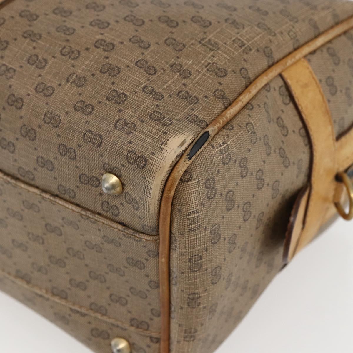 GUCCI Micro GG Supreme Web Sherry Line Bag PVC Beige 002 58 4422 Auth 173627