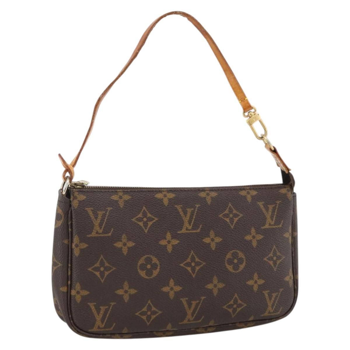 LOUIS VUITTON Monogram Pochette Accessoires Pouch M51980 LV Auth 173645