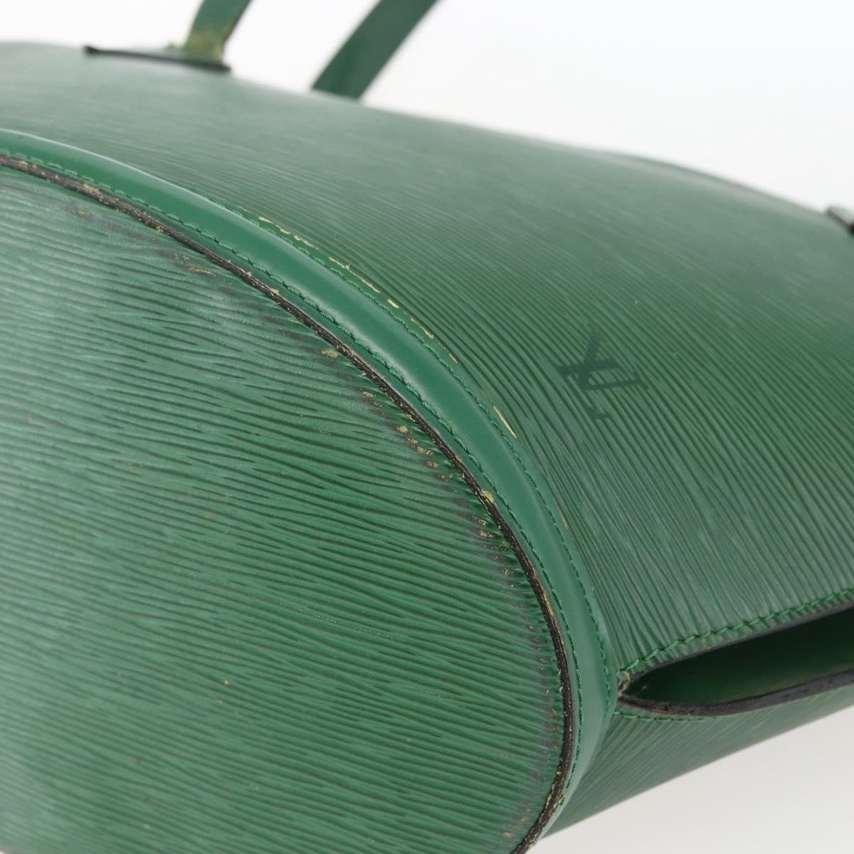 LOUIS VUITTON Epi Saint Jacques Shopping Bag Green M52274 LV Auth 173655