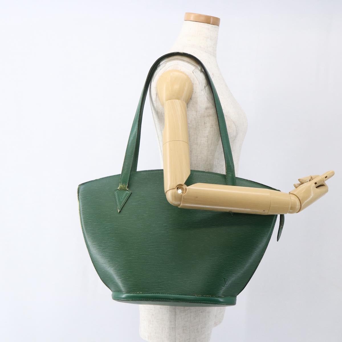 LOUIS VUITTON Epi Saint Jacques Shopping Bag Green M52274 LV Auth 173655