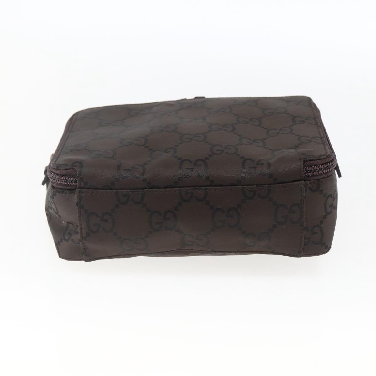 GUCCI GG Canvas business bag Clutch Bag Canvas Dark Brown 018 1603 Auth 173657