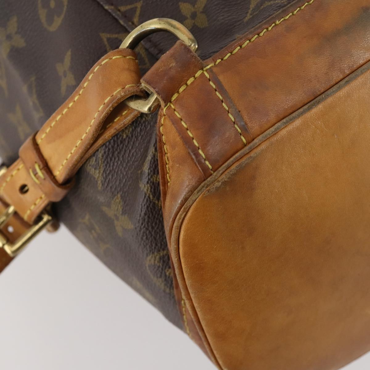 LOUIS VUITTON Monogram Montsouris GM Backpack M51135 LV Auth 173658